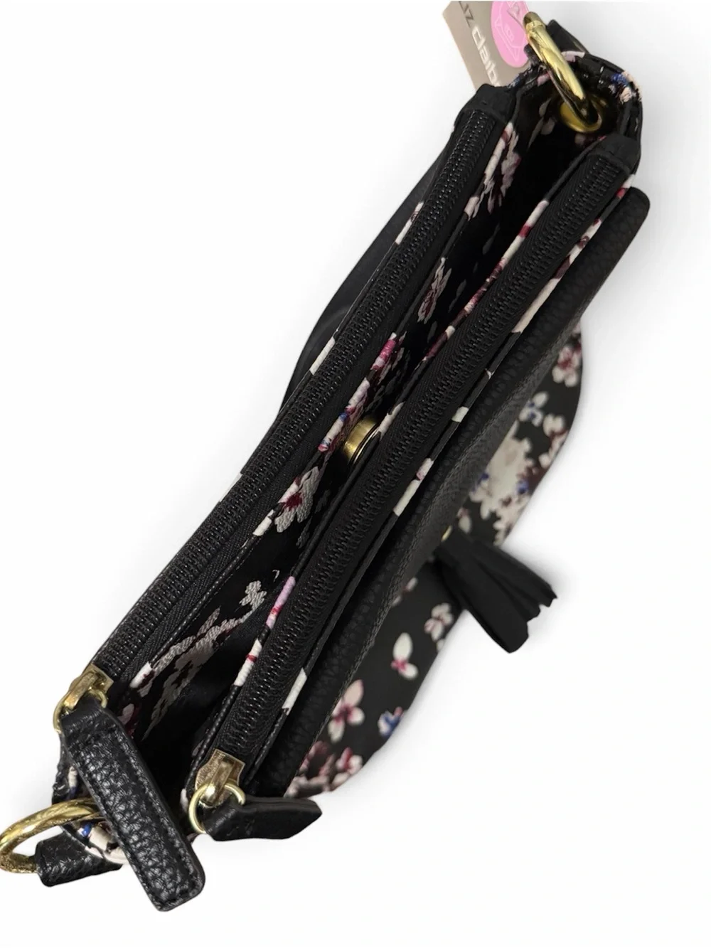 NWT Liz Claiborne Clementine Floral Crossbody Purse